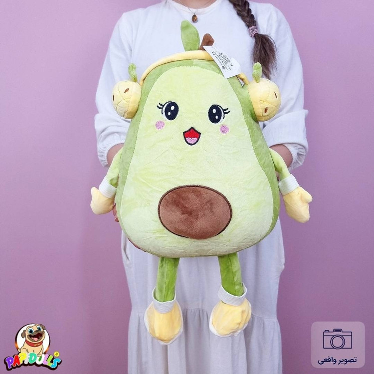 عروسک پتودار طرح آووکادو سایز ۵۰ سانتیمتر به همراه پتو