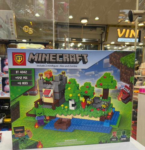 لگو ماینکرفت ۵۱۲ قطعه بزرگ کد BT4042